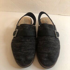 Life Stride Velocity Slingback Comfort Shoes 2.0  7 !/2 Wide Grey